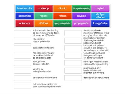 Frihetstiden och Gustavianska tiden