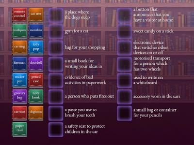 Compound nouns meanings