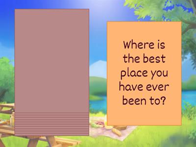 Present perfect random questions