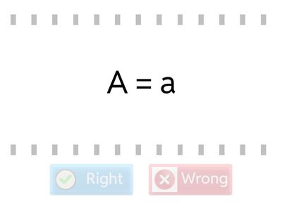 alphabet capital letters + lower case (A-P)