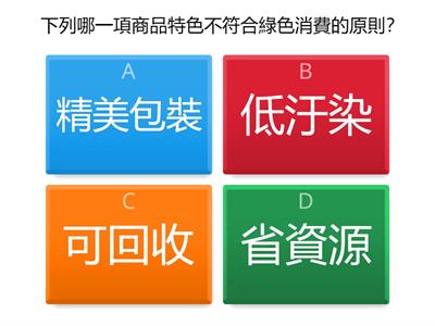 (單元測驗)ch4消費與選擇