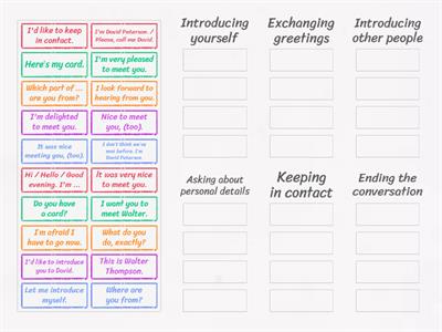 BR B1 1.4 Business communication. Networking.  Expressions