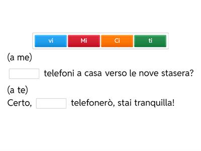 5 - (10) Pronomi INDIRETTI
