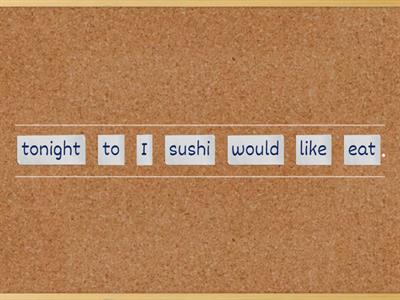 Would and Would not (unscramble)