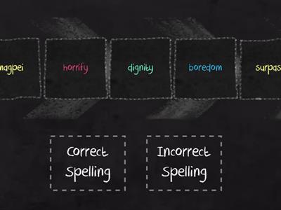 Speed sorting - 6 & 7-letter words