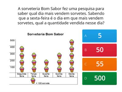 QUIZ DE MATEMÁTICA 4º Ano