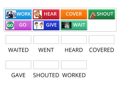 MEMORY GAME PAST VERBS