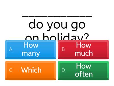 Wh-Questions + Speaking