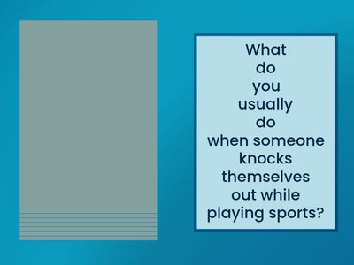 Outcomes B2 3rd 5C Injuries and accidents discussion