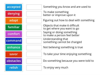 Module 2 Week 2 Vocabulary