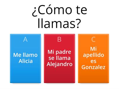 Información personal - preguntas y respuestas