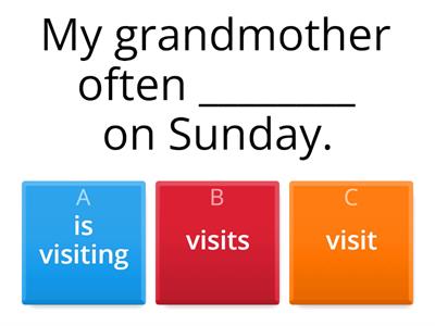 Present Simple vs Present Continuous
