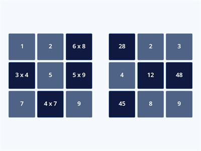 Multiplication (3 - 11)