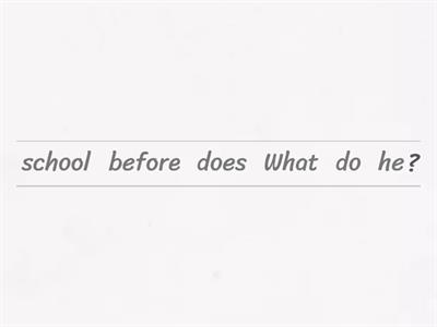 present simple questions