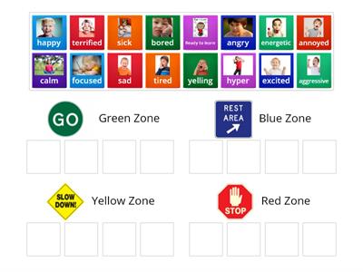 Zones of Regulation Sort