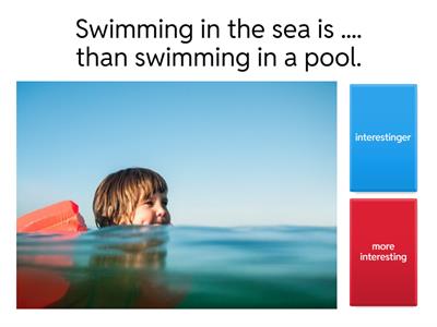 Comparatives - elementary