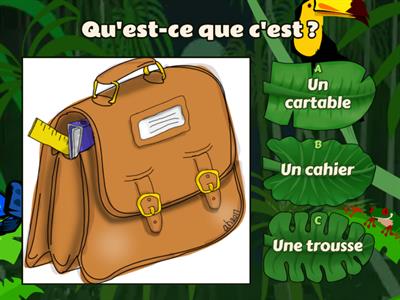 Les fournitures scolaires