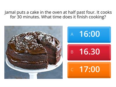 Time Word Problems (Hours/Minutes)