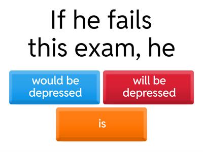 First and second conditional