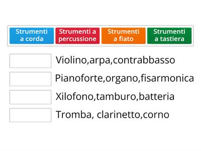 Abbinamenti musicali