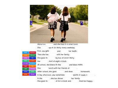 A Schoolgirl’s Daily Routine