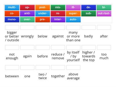 Prefixes 