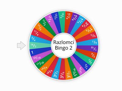 Razlomci BINGO 2