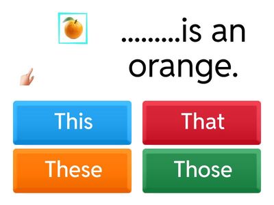 Demonstrative pronouns