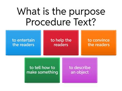 Procedure Text grade 6