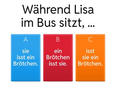 B1 Hiley M2 T2 Flashkarten - Sätze mit "während" (2)