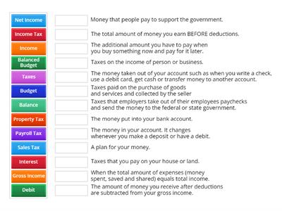 Economics Vocab