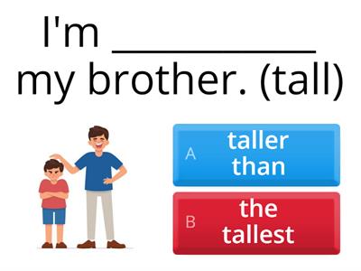 Comparatives and superlatives