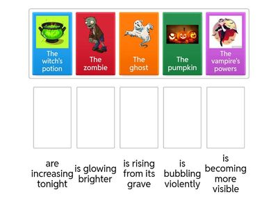 Halloween Match the Changing Situations