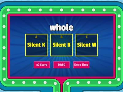 Silent Letters Game
