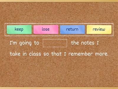 Roadmap B2 - Unit 1C - collocations