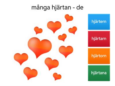 bestämt form plural grupp 4