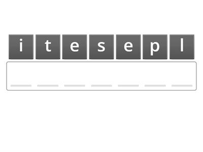 unscramble the word and find the meaning