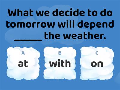 Dependent Prepositions (EF Intermediate 3B)