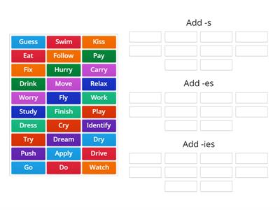 A2_Present Simple / Third person rules_1