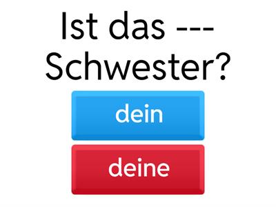 BF1_L7_Possesivpronomen mein/meine, dein/deine 