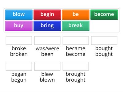 irregular verbs