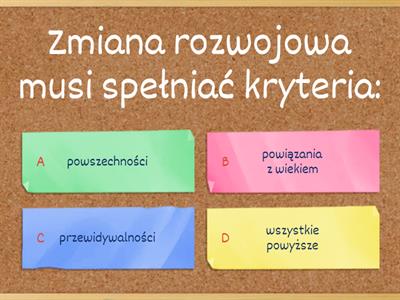 Psychologia rozwoju człowieka dorosłego