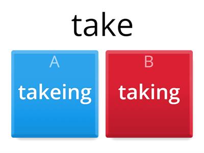 Adding 'ing' to VCe and VVC words