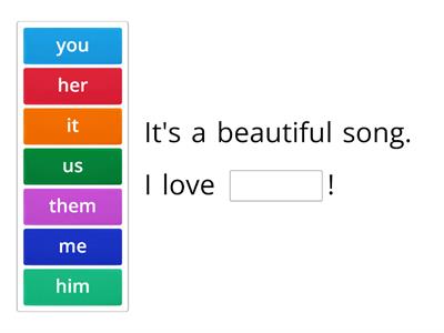 Object pronouns