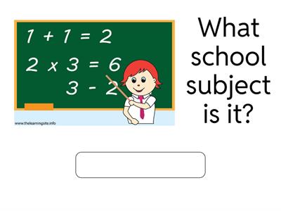 Go Getter (2) 1.1_School subjects