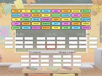 Відміни іменника