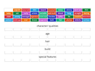 Describing people - intermediate