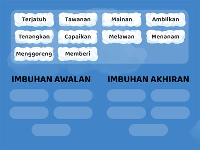 IMBUHAN AWALAN DAN AKHIRAN