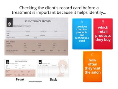 Quiz - Consultation exam revision - without hair and skin tests