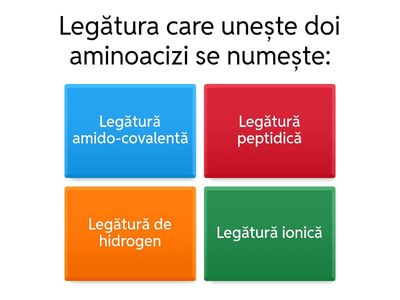 biochimie – Peptide și Proteine